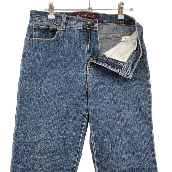 Gloria Vanderbilt Jeans Women's 5-Pocket Straight Leg Blue 8P - Picture 5 of 11